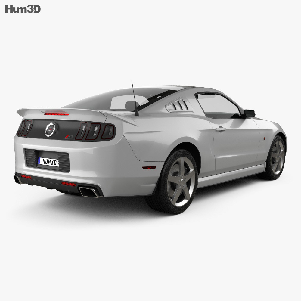 Ford Mustang Roush Stage 3 2016 3d model back view