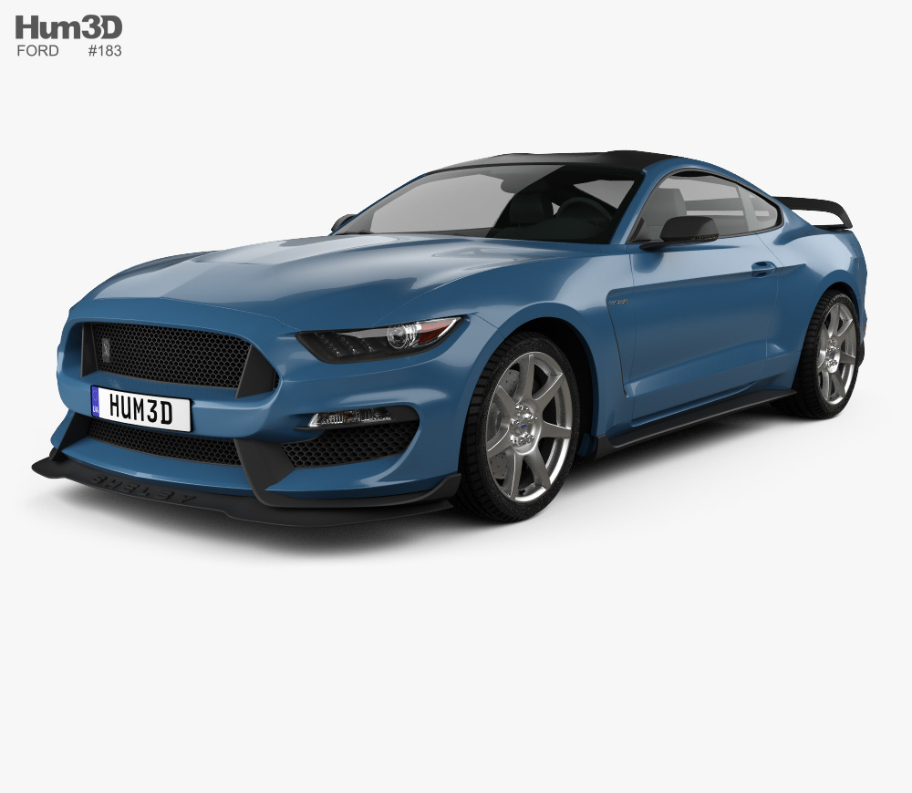 Ford Mustang (Mk6) Shelby GT350R 2019 Modèle 3d
