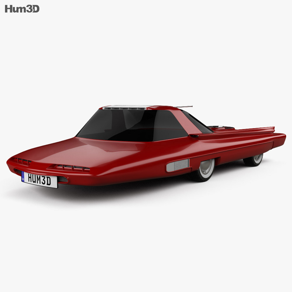 Ford Nucleon 1958 3d model