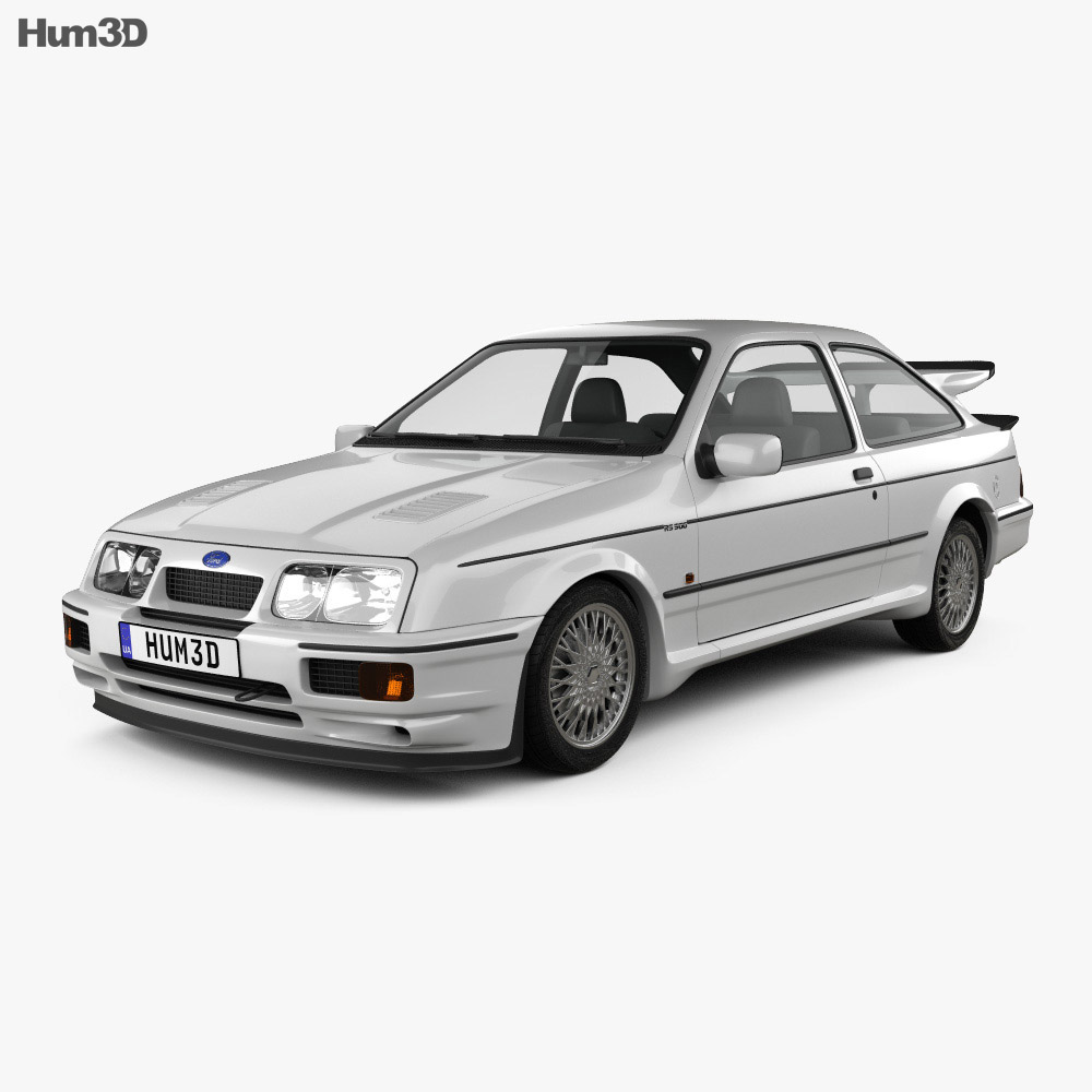Ford Sierra Cosworth RS500 1986 3D-Modell