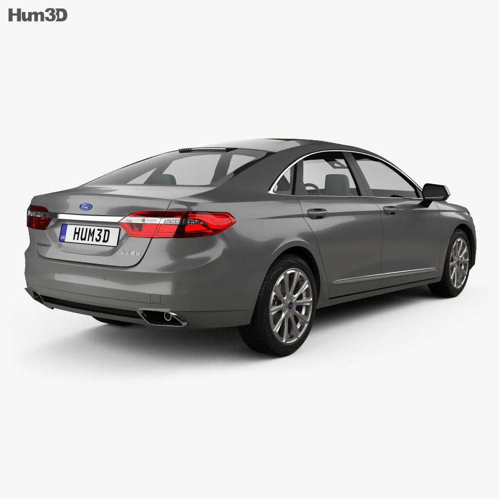 Ford Taurus CN-spec 2018 3D 모델  back view