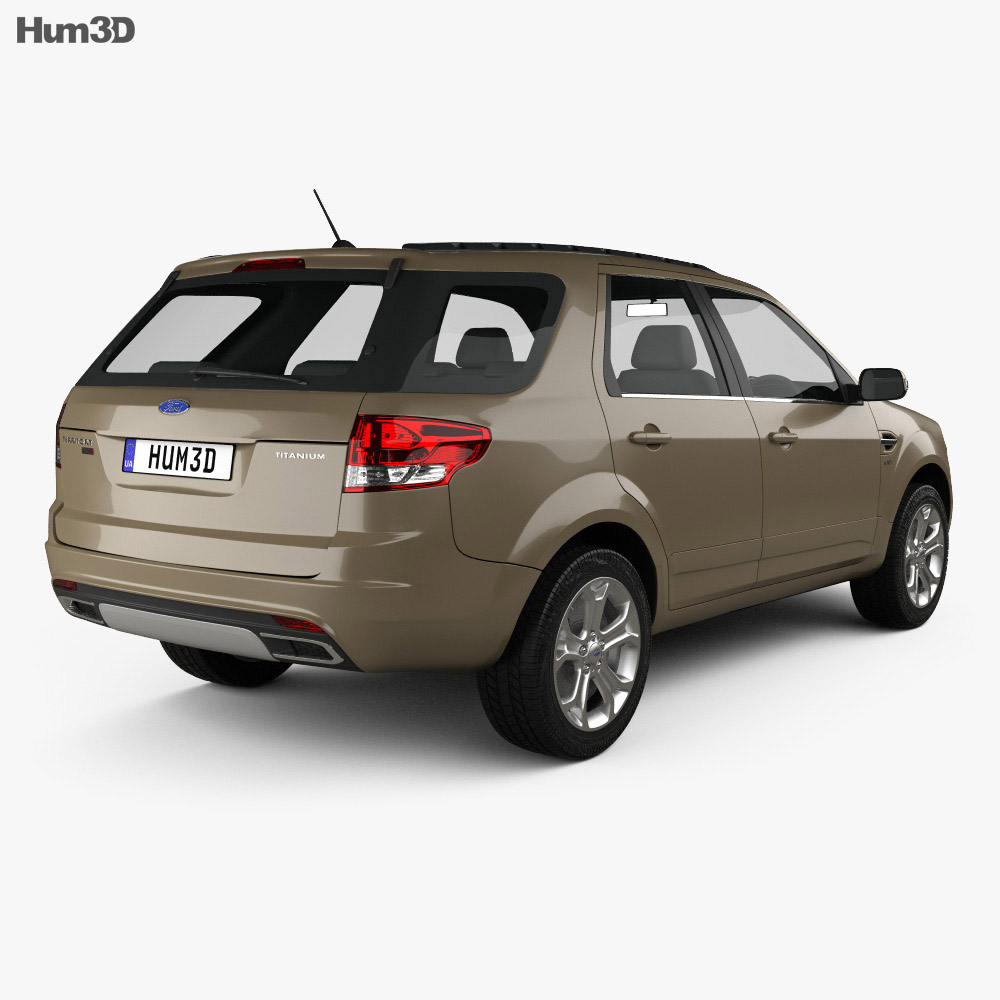 Ford Territory 2014 3D модель back view
