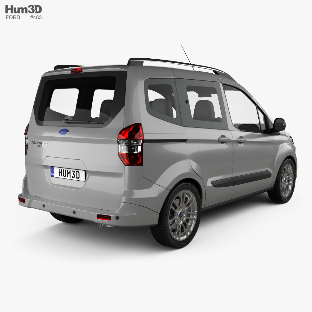 Ford Tourneo Courier 2022 3D model - Vehicles on Hum3D