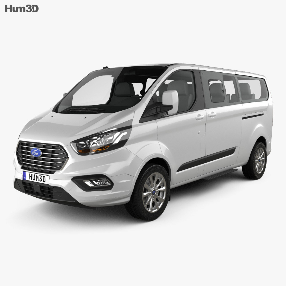 Ford Tourneo Custom L2 2022 3D模型