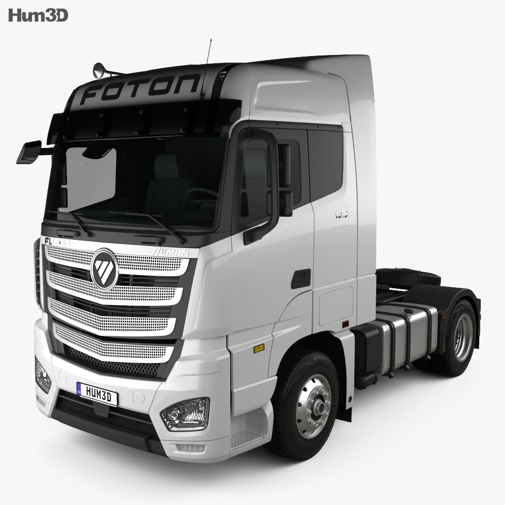 Foton Auman H5 트랙터 트럭 2021 3D 모델 