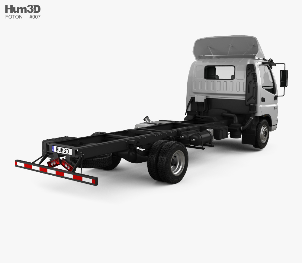 Foton Aumark C (1015) Chassis Truck 2-axle 2010 3d model back view