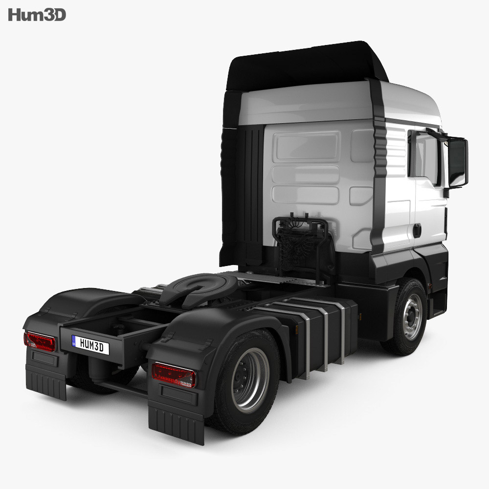 Framo e 180-280 Camion Trattore 2017 Modello 3D vista posteriore