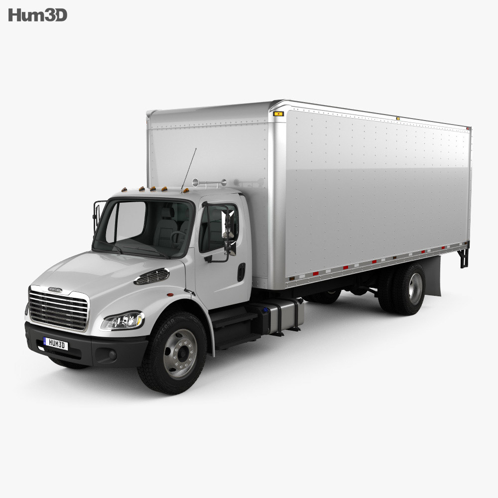 Freightliner M2 106 Box Truck 2018 3d model