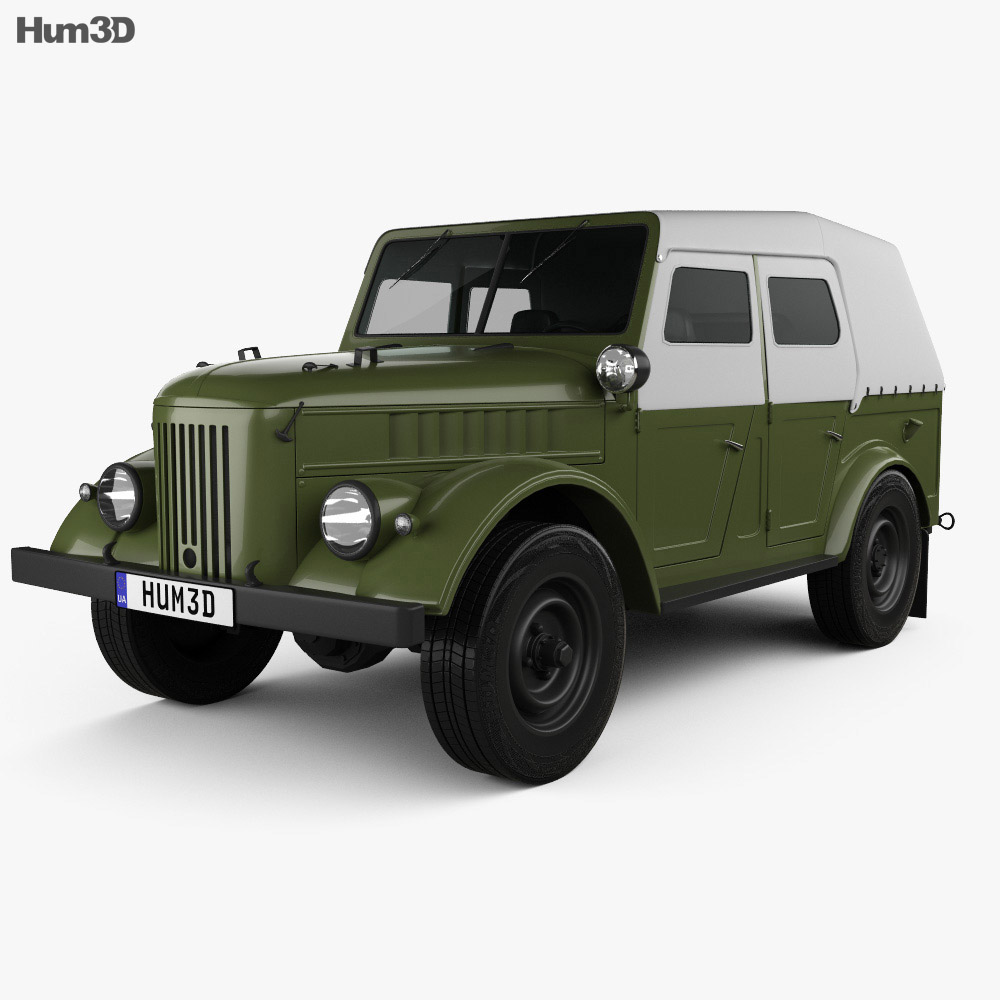 GAZ 69A 1953 3D模型