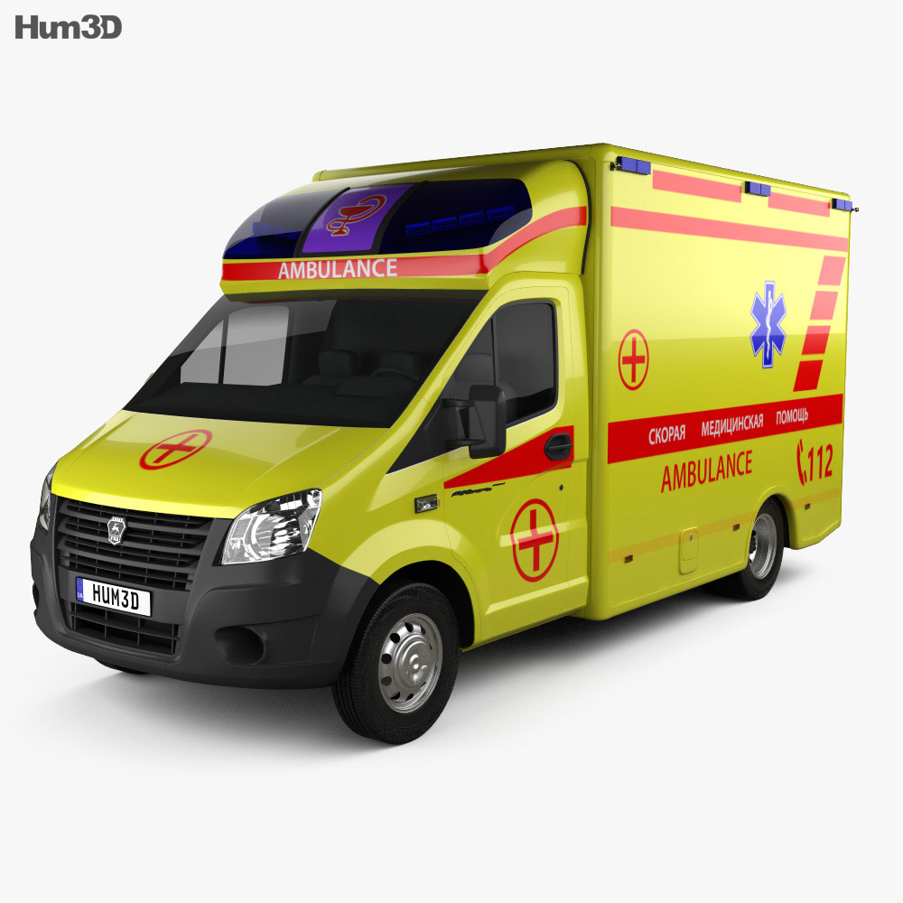 GAZ Gazelle Next Ambulancia 2017 Modelo 3D