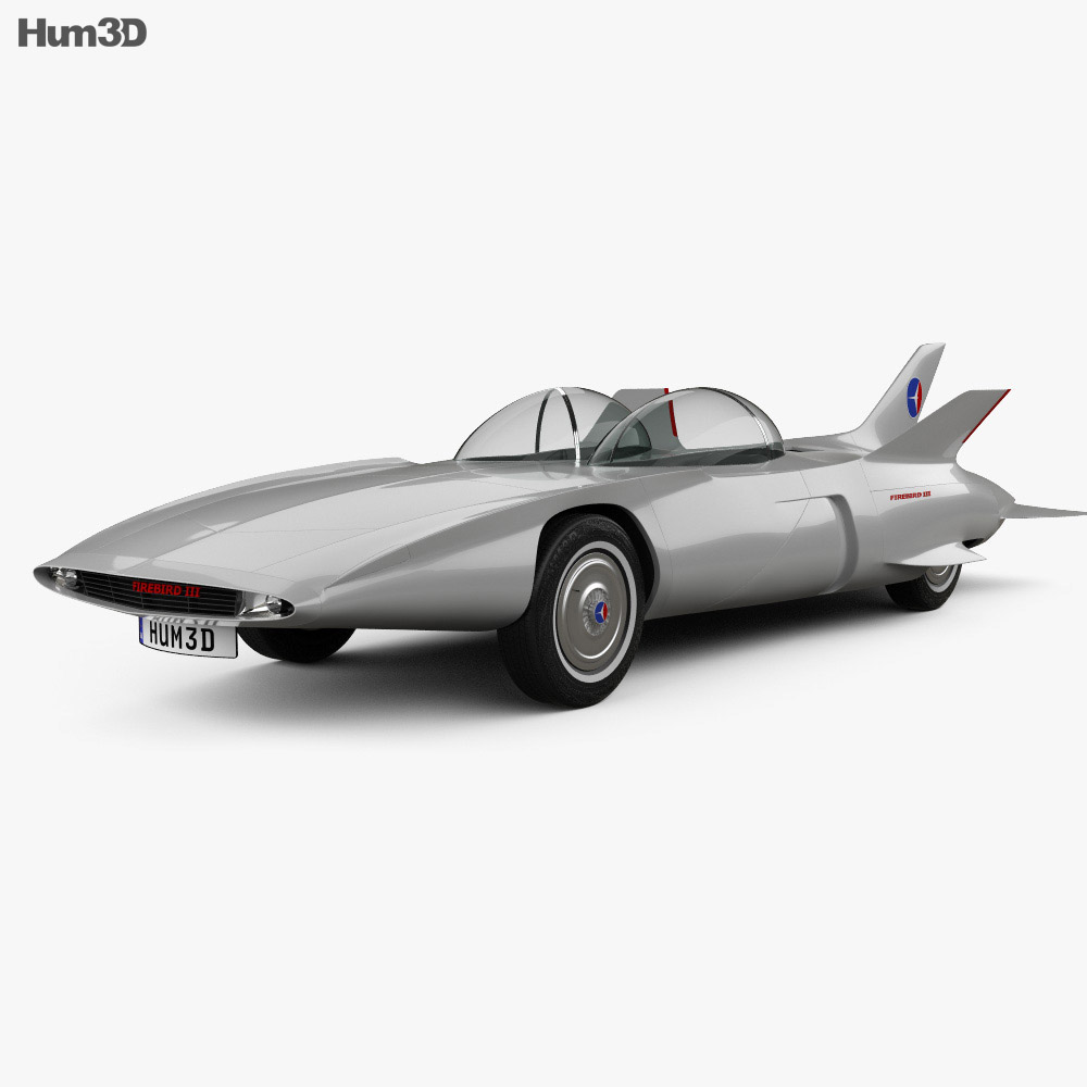 GM Firebird III 1958 3D model - Vehicles on Hum3D