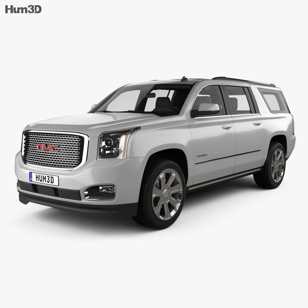 GMC Yukon XL Denali 2017 3d model