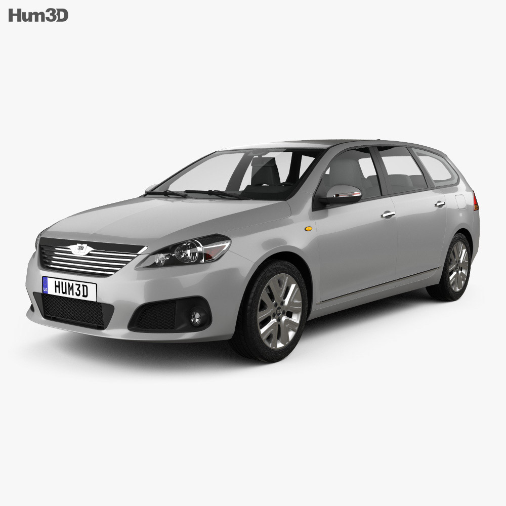 Generic wagon 2018 3d model
