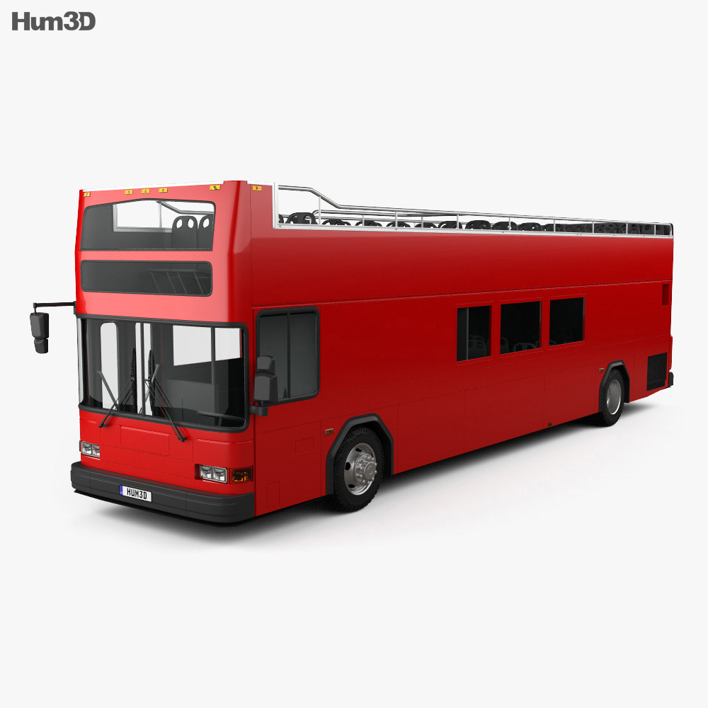 Gillig Low Floor Double-Decker Bus 2012 3d model