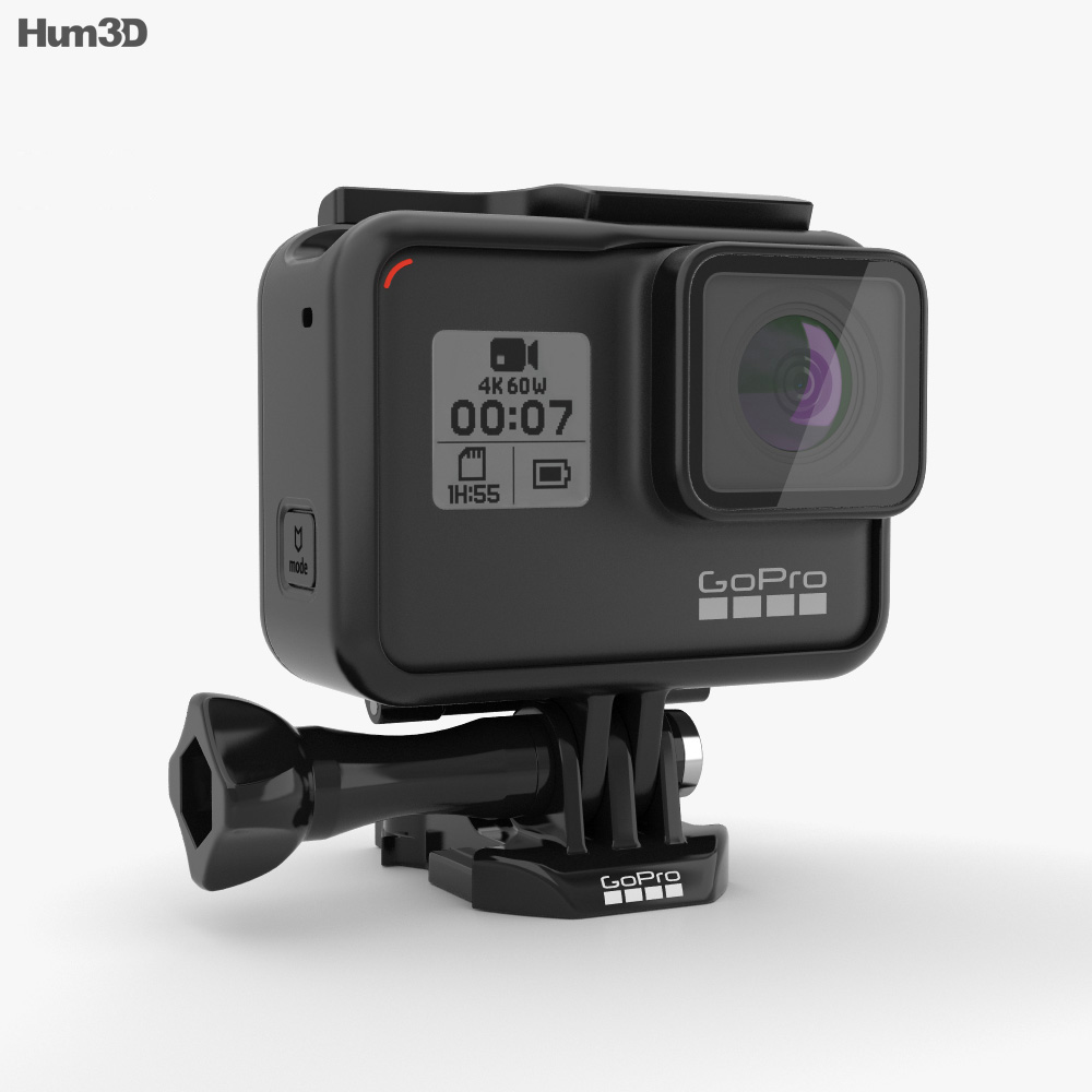 Gopro Hero7 3d Model Electronics On Hum3d