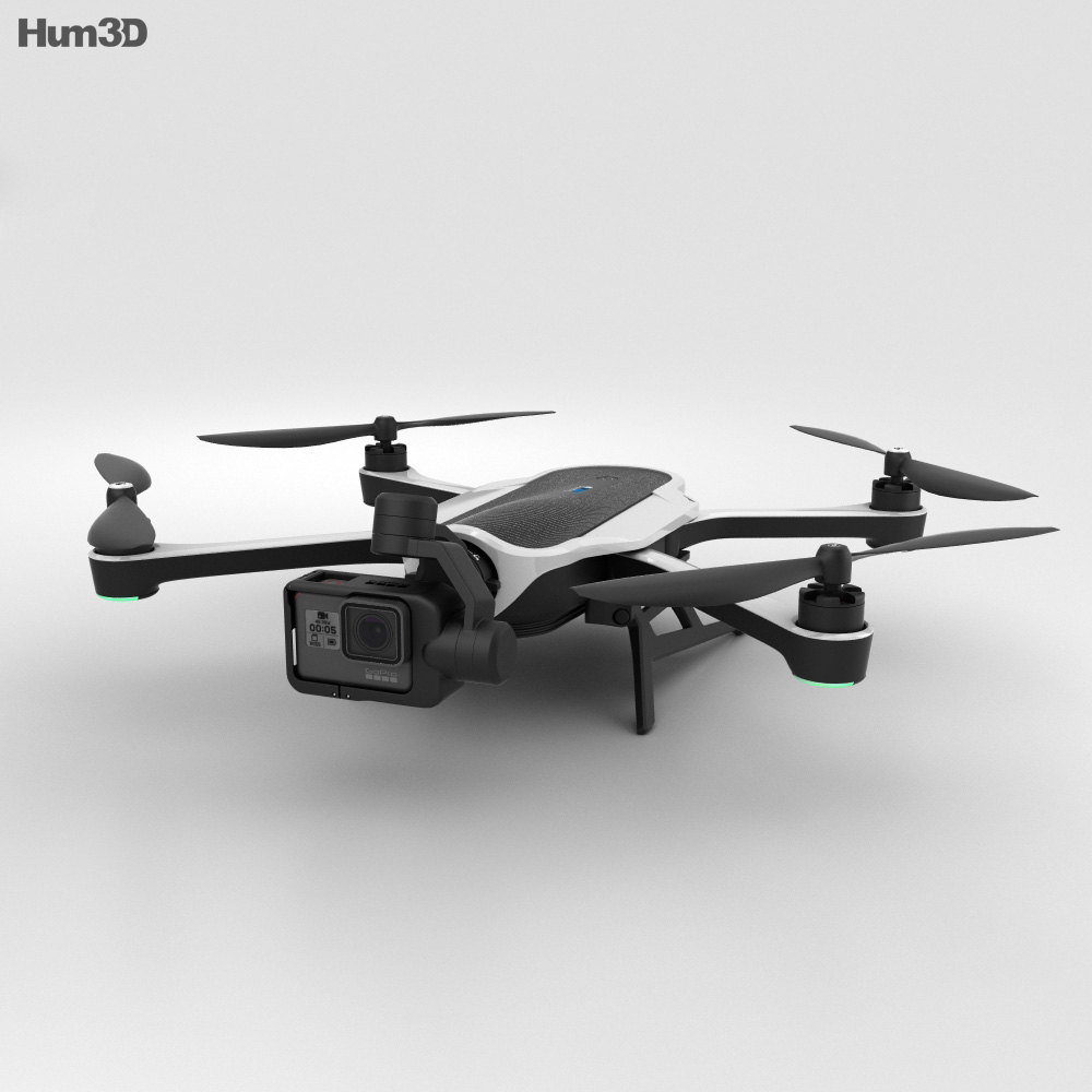 GoPro Karma ドローン 3Dモデル