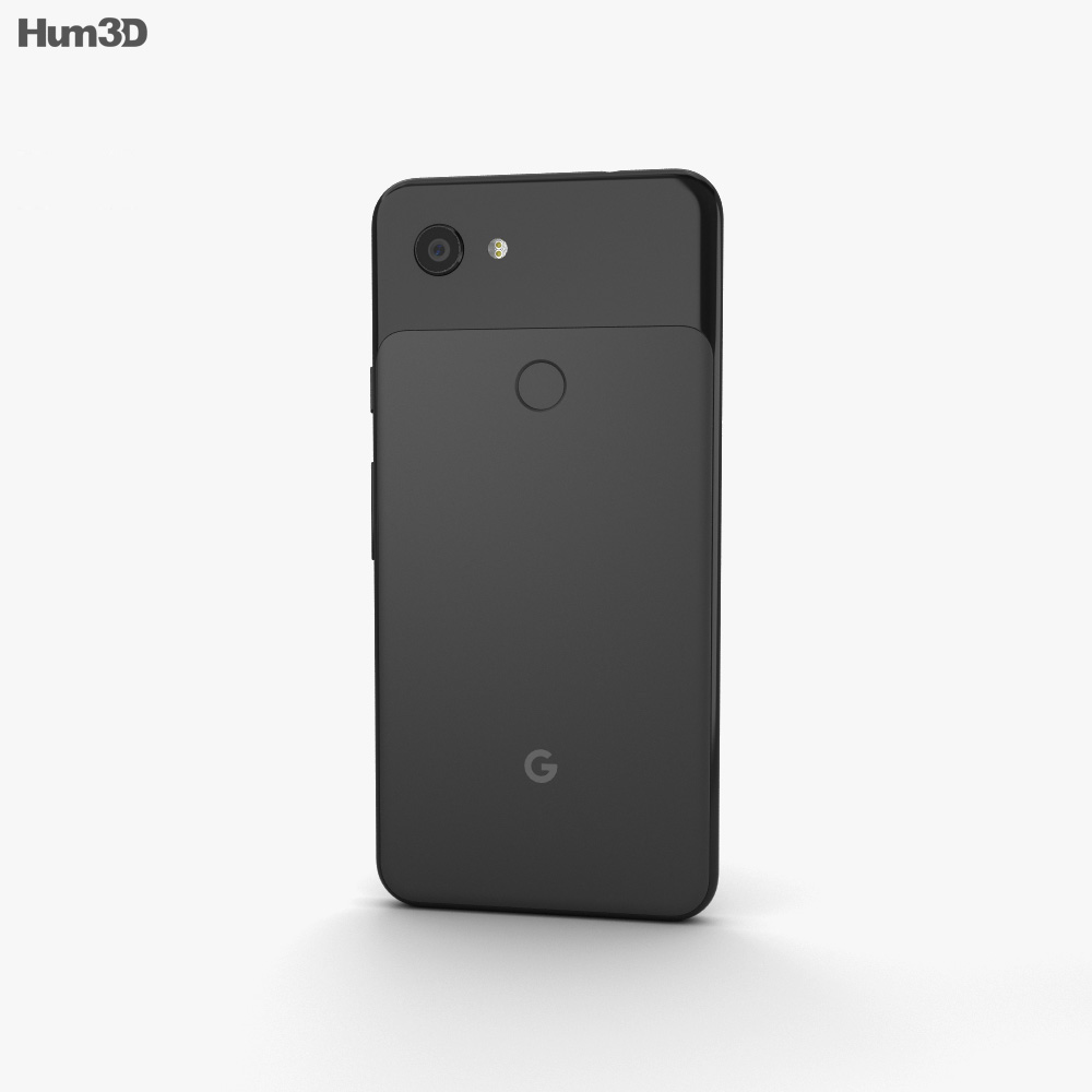 Google Pixel 3a XL Just Black 3Dモデル
