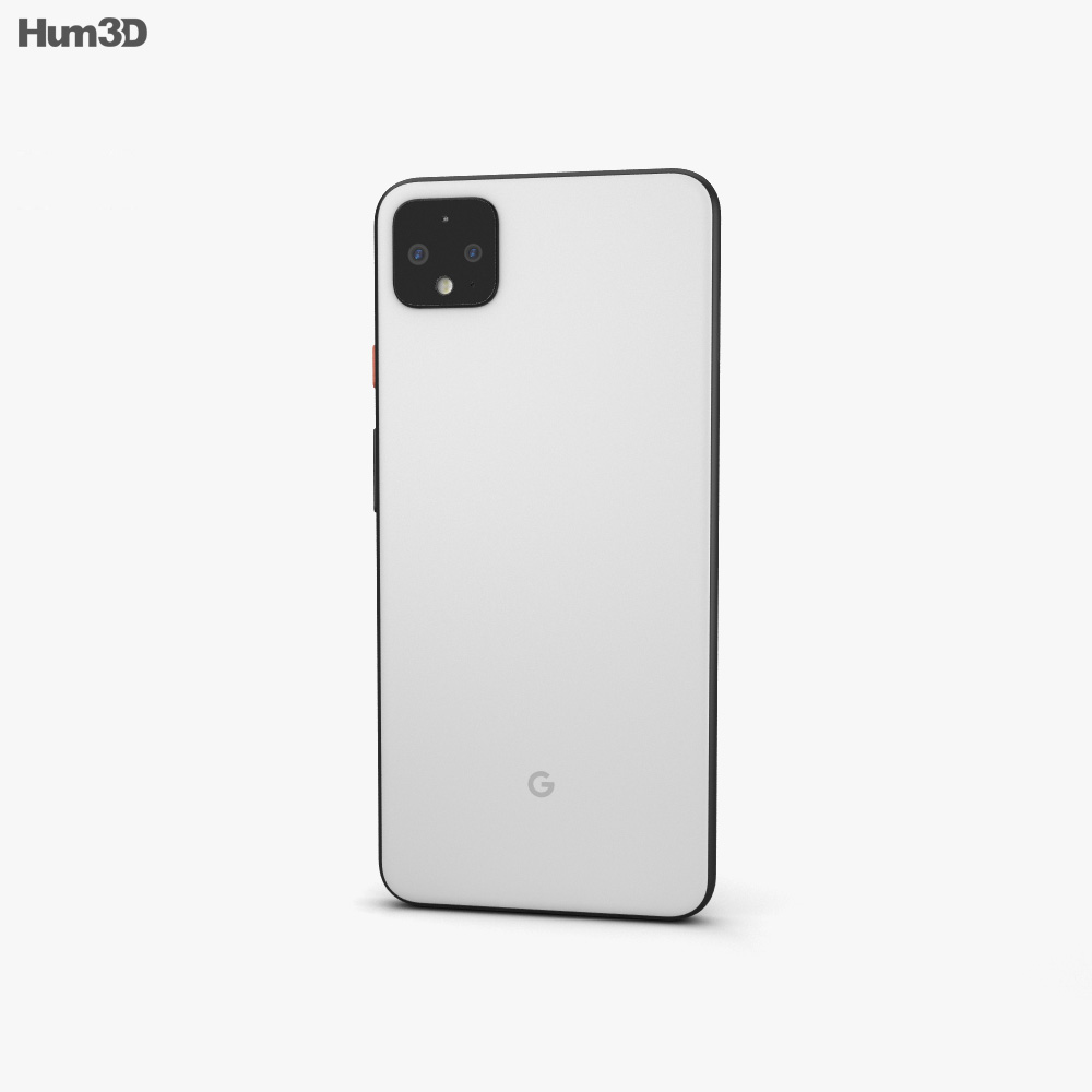 Google Pixel 4 XL Clearly White 3d model