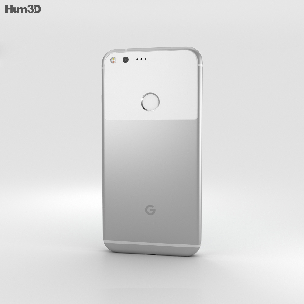 Google Pixel XL Quite Silver 3d model