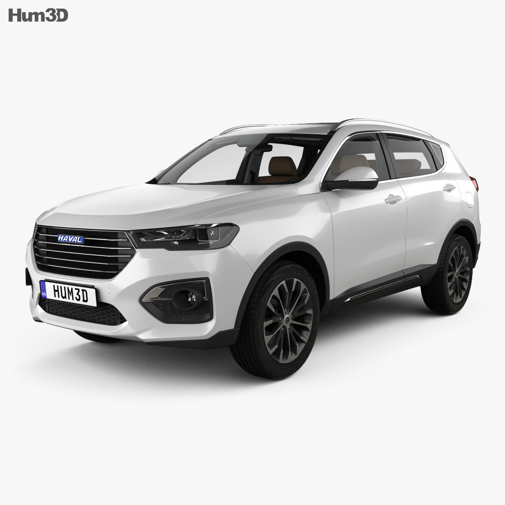 Great Wall Haval H6 with HQ interior 2021 3d model