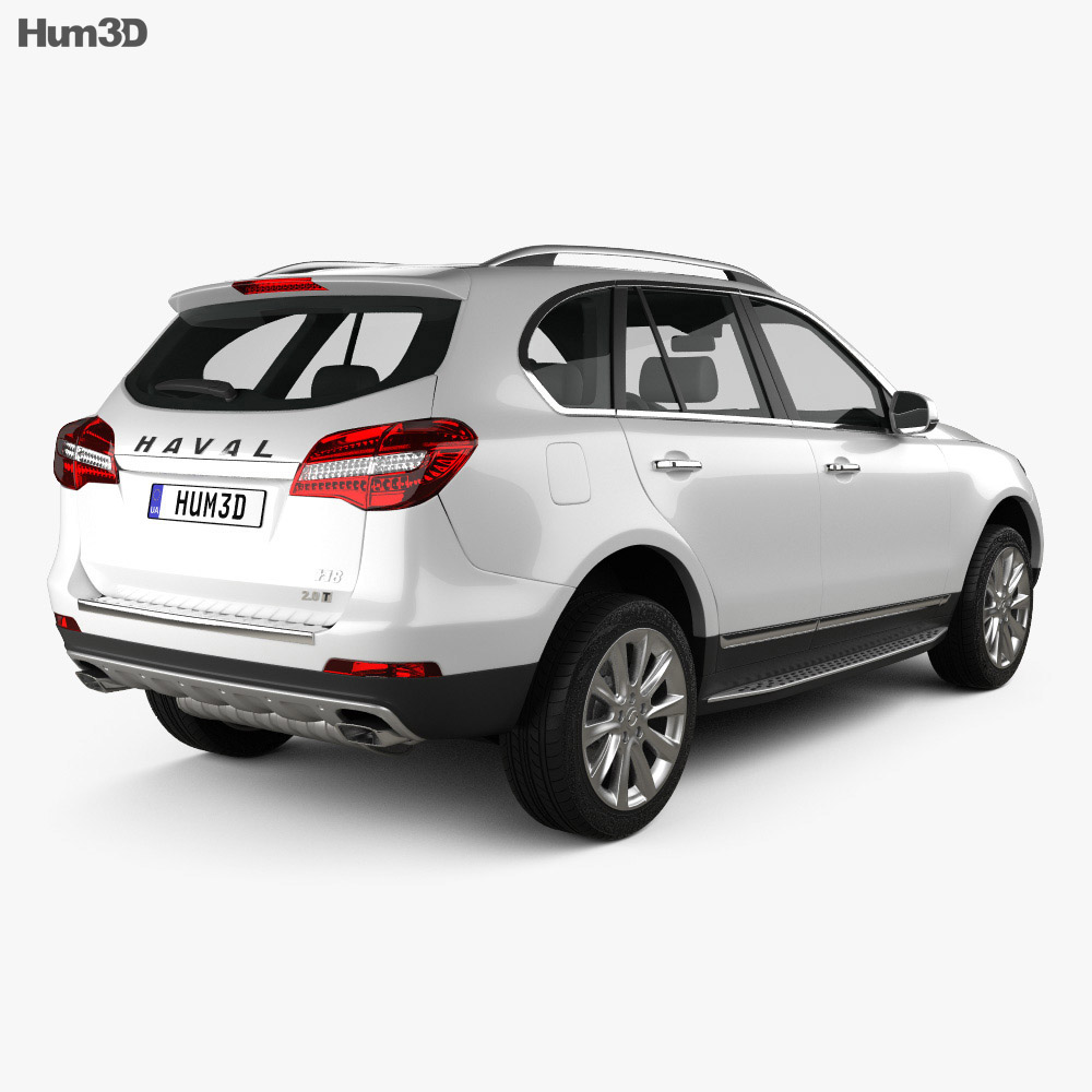 Great Wall Haval H8 2016 3Dモデル 後ろ姿