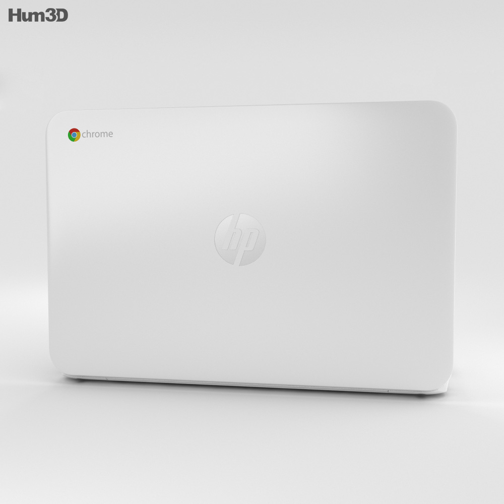 HP Chromebook 11 G3 Snow White 3d model