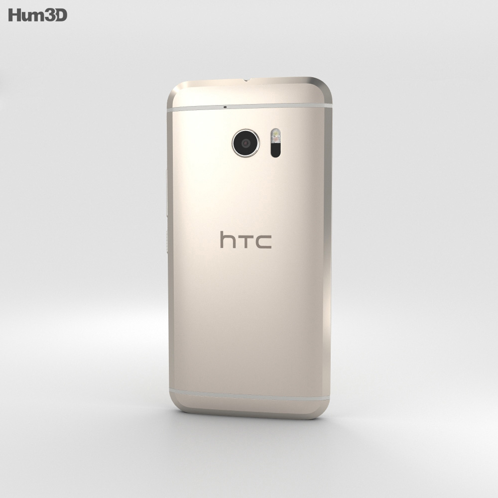 HTC 10 Topaz Gold Modello 3D
