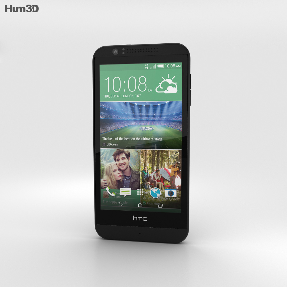 HTC Desire 510 Jet Black 3D модель
