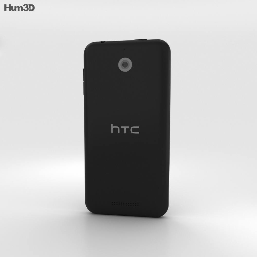 HTC Desire 510 Jet 黒 3Dモデル