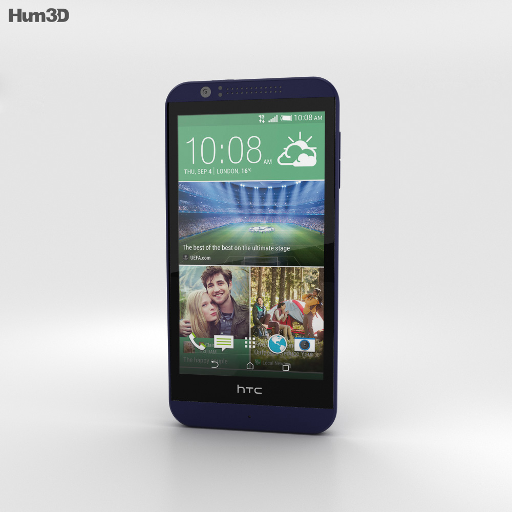 HTC Desire 510 Deep Navy Blue 3d model
