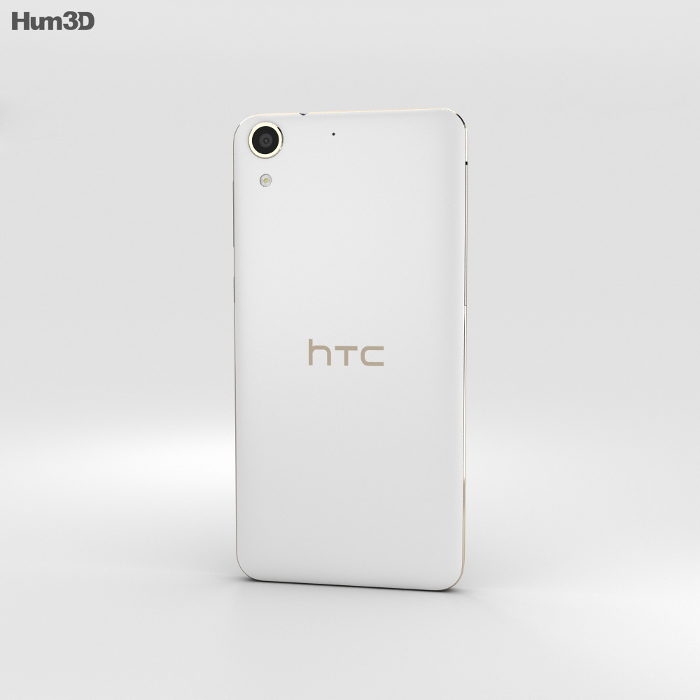 HTC Desire 728 White 3d model