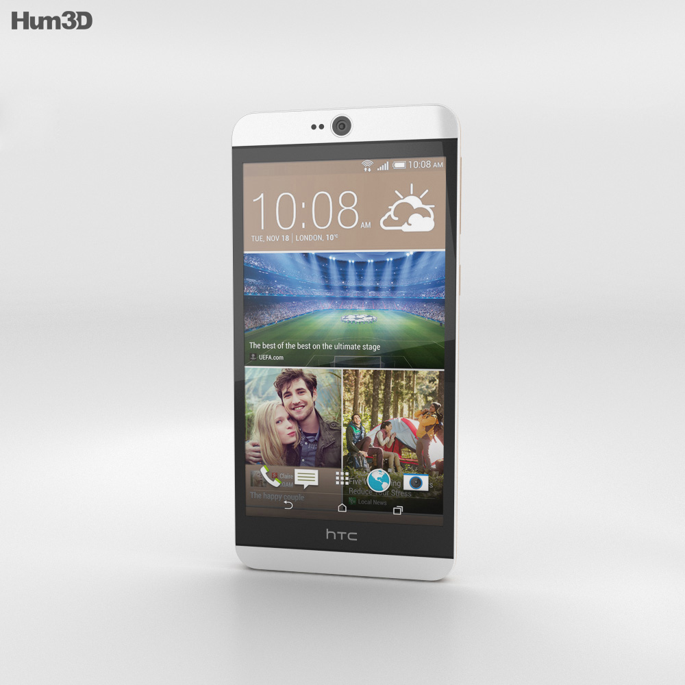 HTC Desire 826 White Birch 3D模型