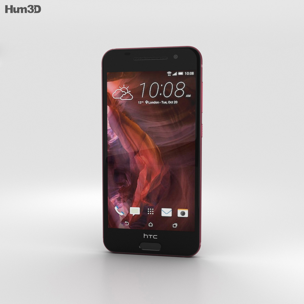 HTC One A9 Deep Garnet 3Dモデル