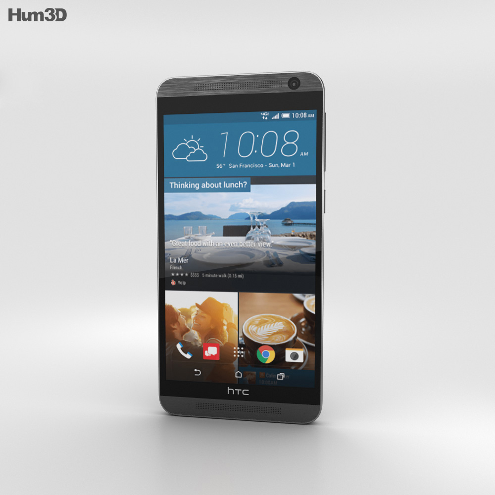 HTC One E9+ Meteor Gray Modèle 3d