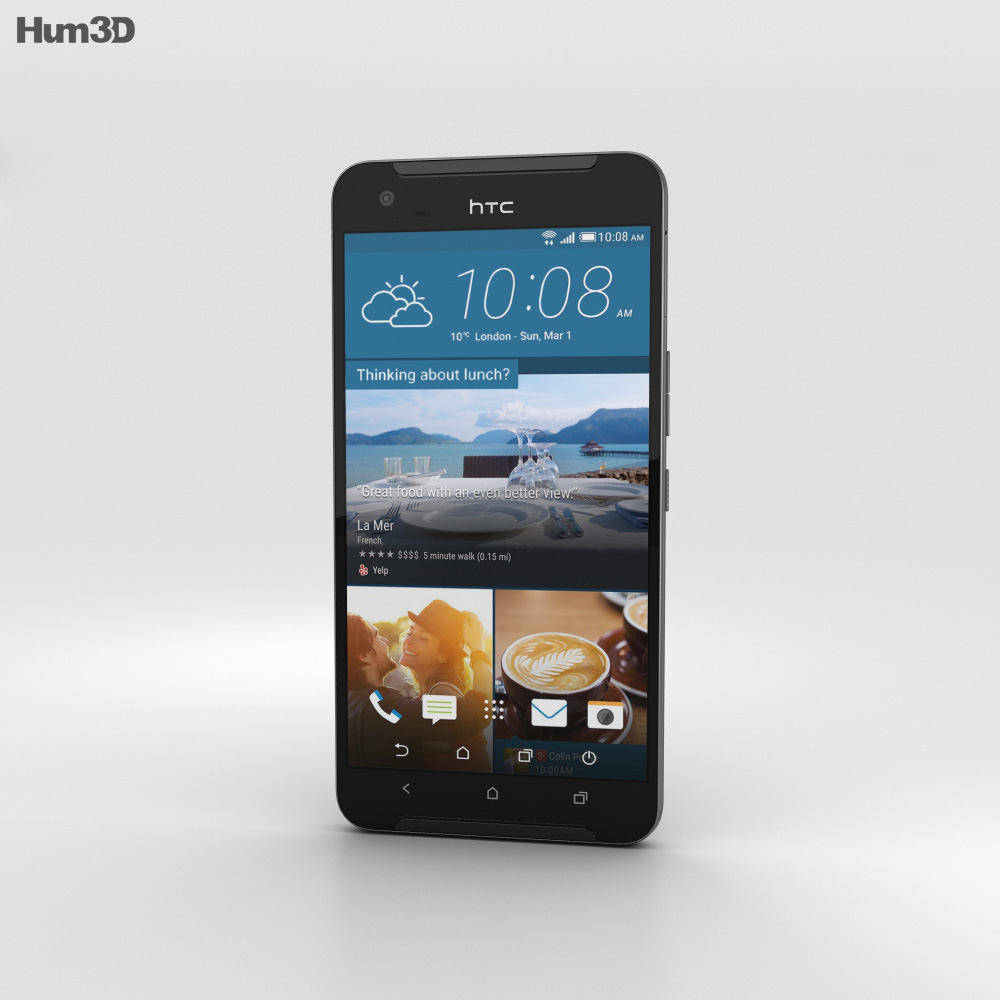 HTC One X9 黑色的 3D模型