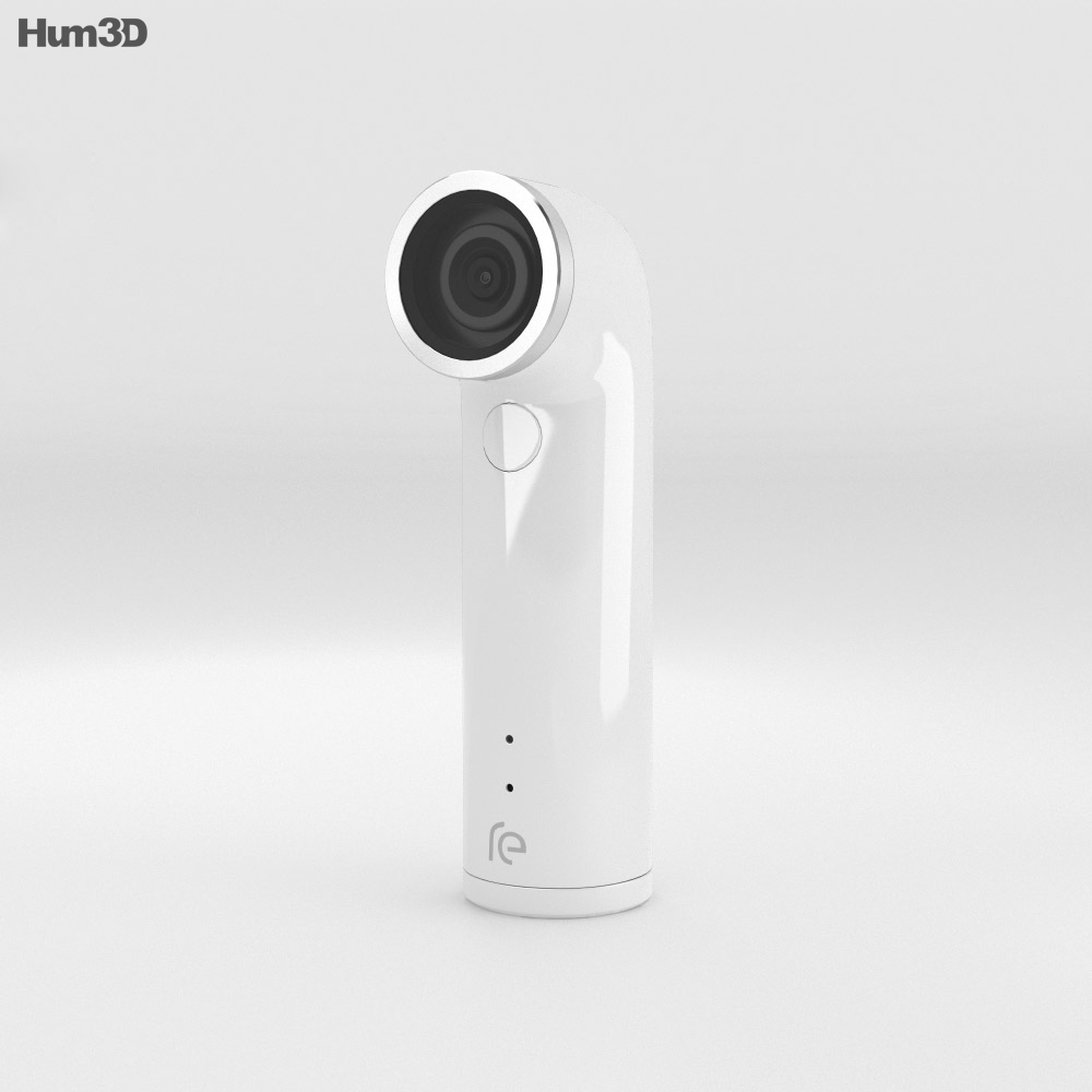 HTC Re Kamera Weiß 3D-Modell