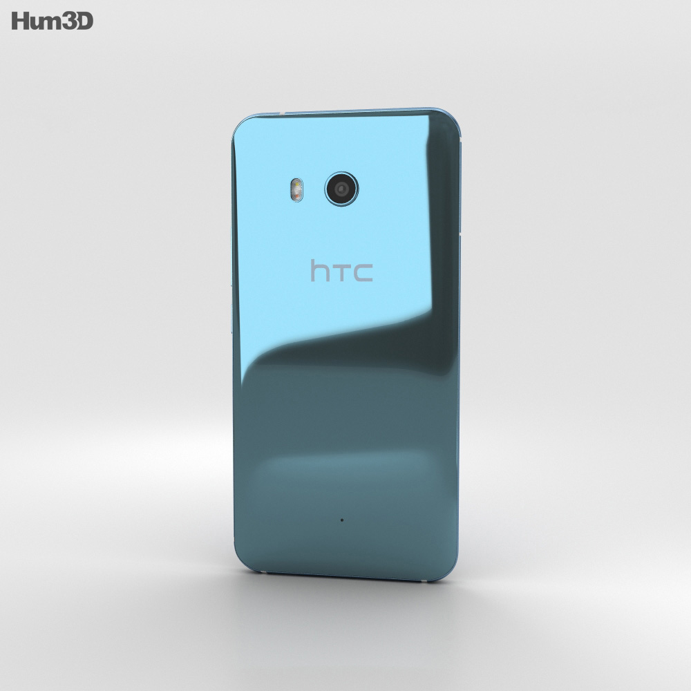 HTC U11 Amazing Silver 3d model