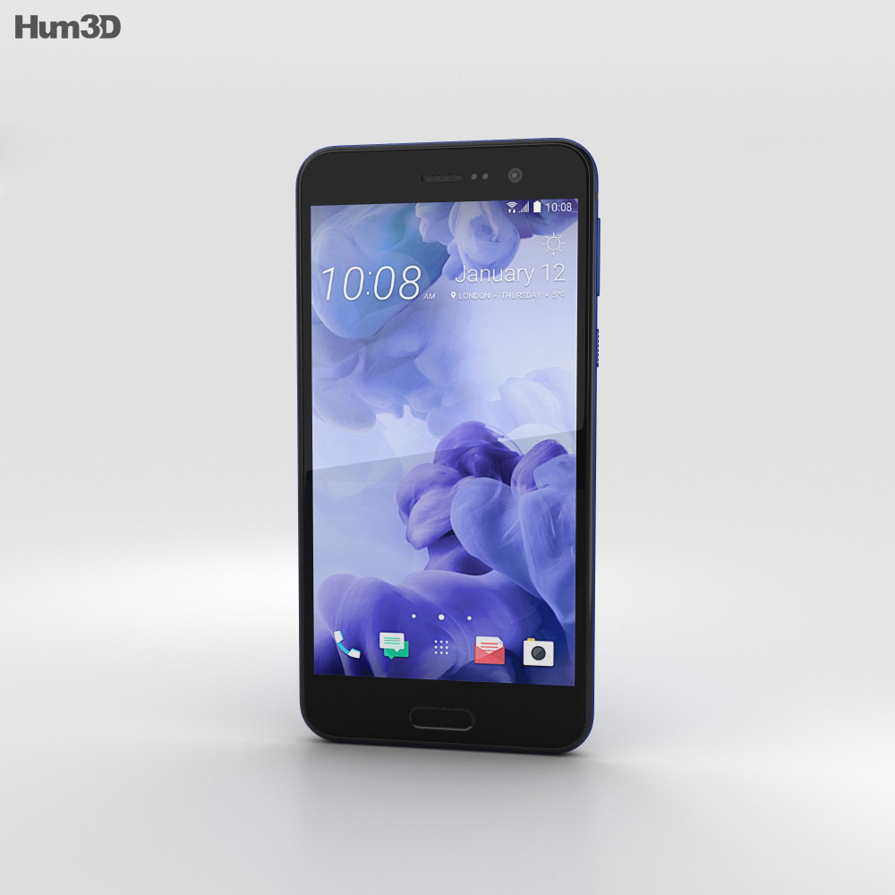 HTC U Play Sapphire Blue 3d model