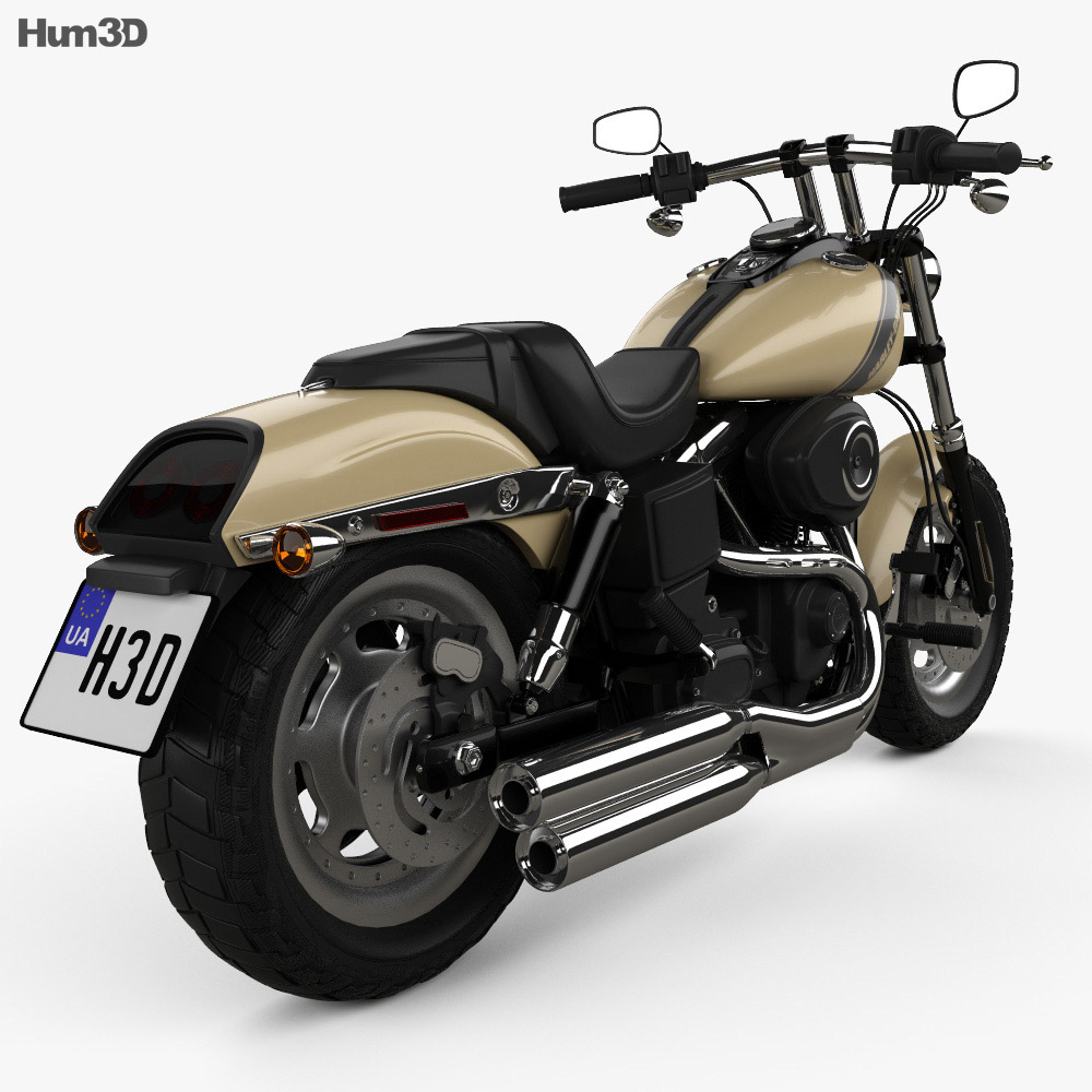 colateral antepasado balsa Harley-Davidson Dyna Fat Bob 2016 Modelo 3D - Vehículos on Hum3D