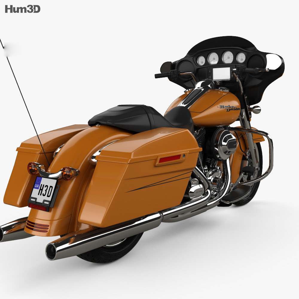 Harley-Davidson FLHXS Street Glide Special 2014 3d model back view