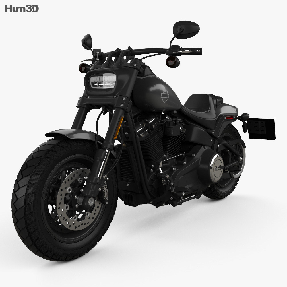 Harley-Davidson FXFB Fat Bob 114 2018 3D модель