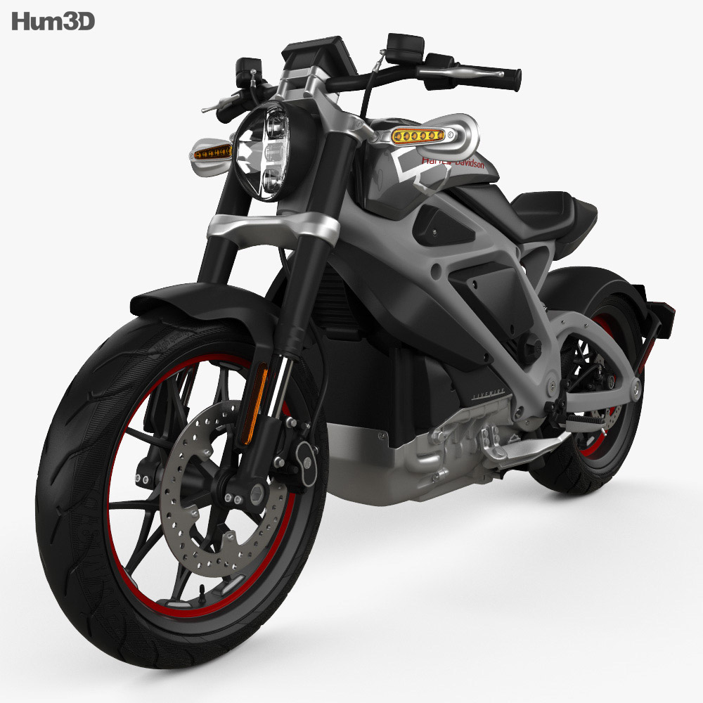 Harley-Davidson LiveWire 2014 Modello 3D