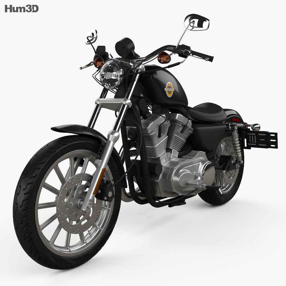 Harley-Davidson XLH 883 Sportster 2002 3Dモデル
