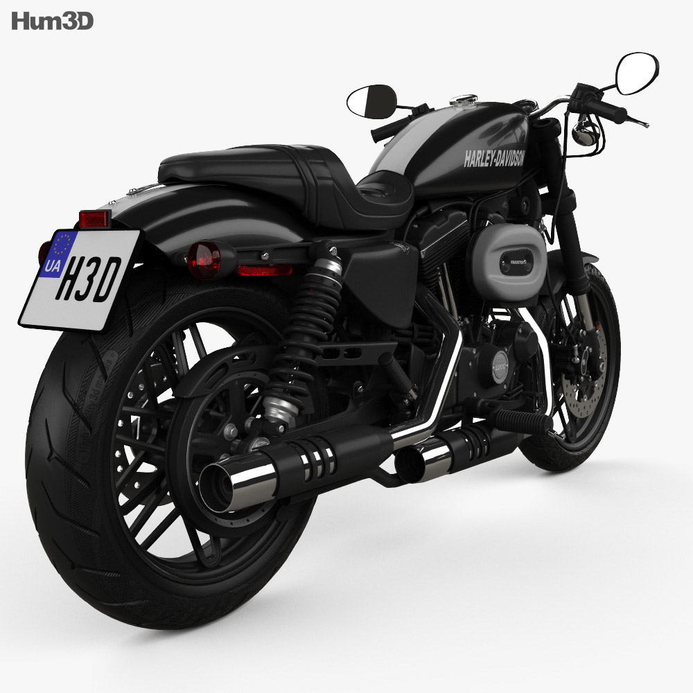 Harley-Davidson XL 1200 CX roadster 2018 3D 모델  back view