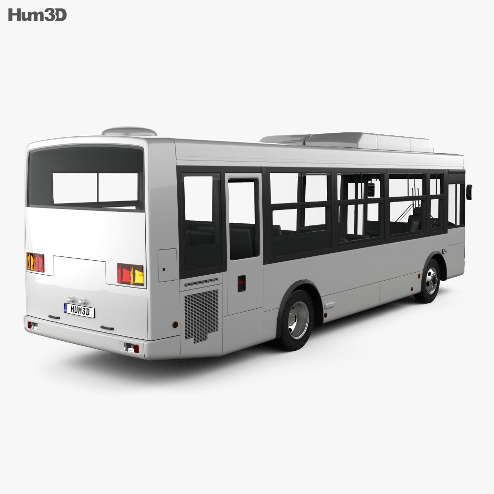 Hino Rainbow bus 2016 3D model - Vehicles on Hum3D