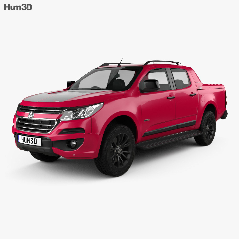 Holden Colorado Crew Cab Z71 2019 Modelo 3d