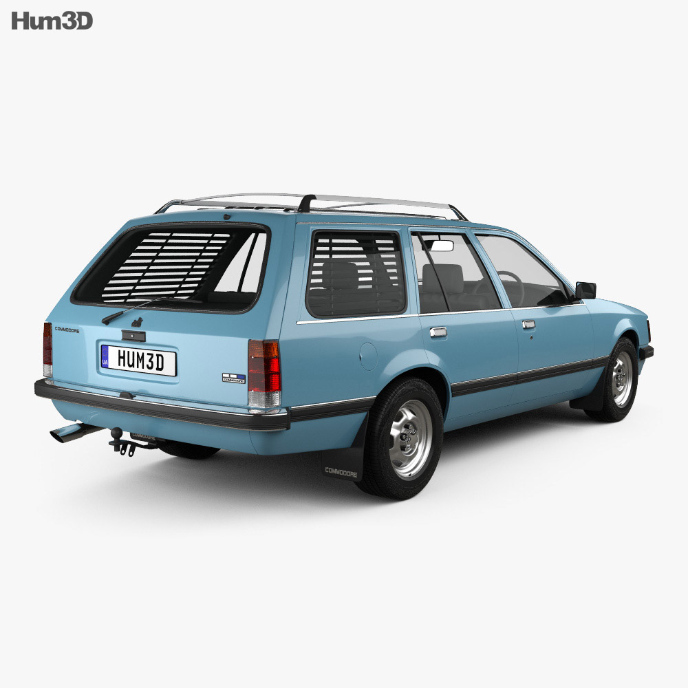 Holden Commodore Wagon 2018 3Dモデル 後ろ姿