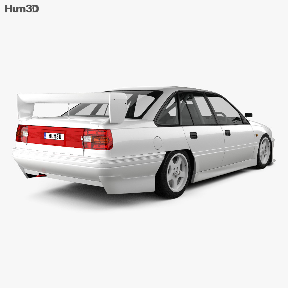 Holden Commodore Touring Car 1995 3d model back view