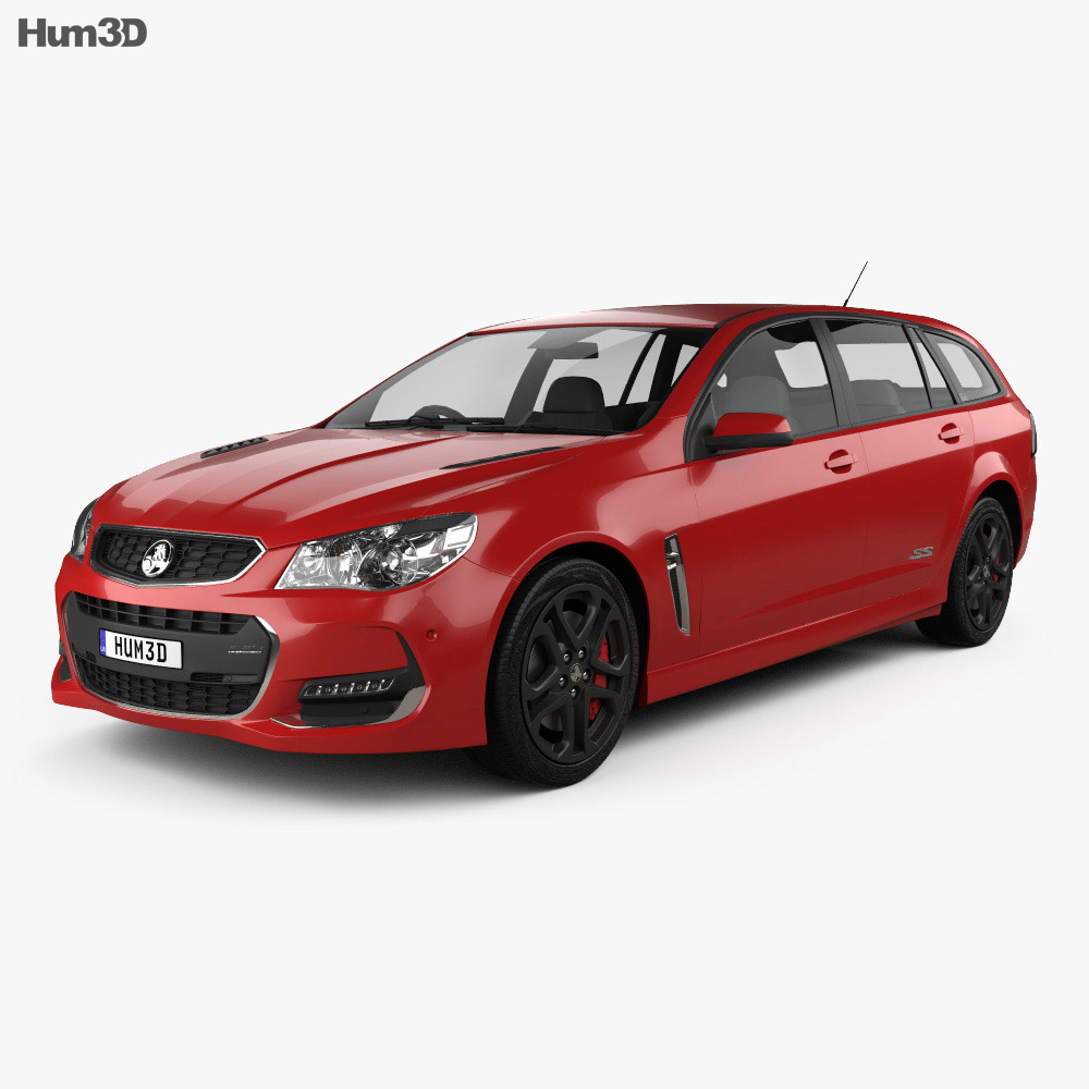 Holden Commodore SS-V Redline Sportwagon 2018 3D 모델 