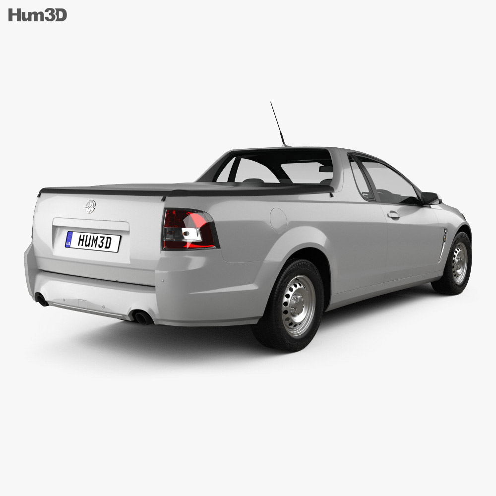 Holden Commodore Evoke ute 2016 3Dモデル 後ろ姿